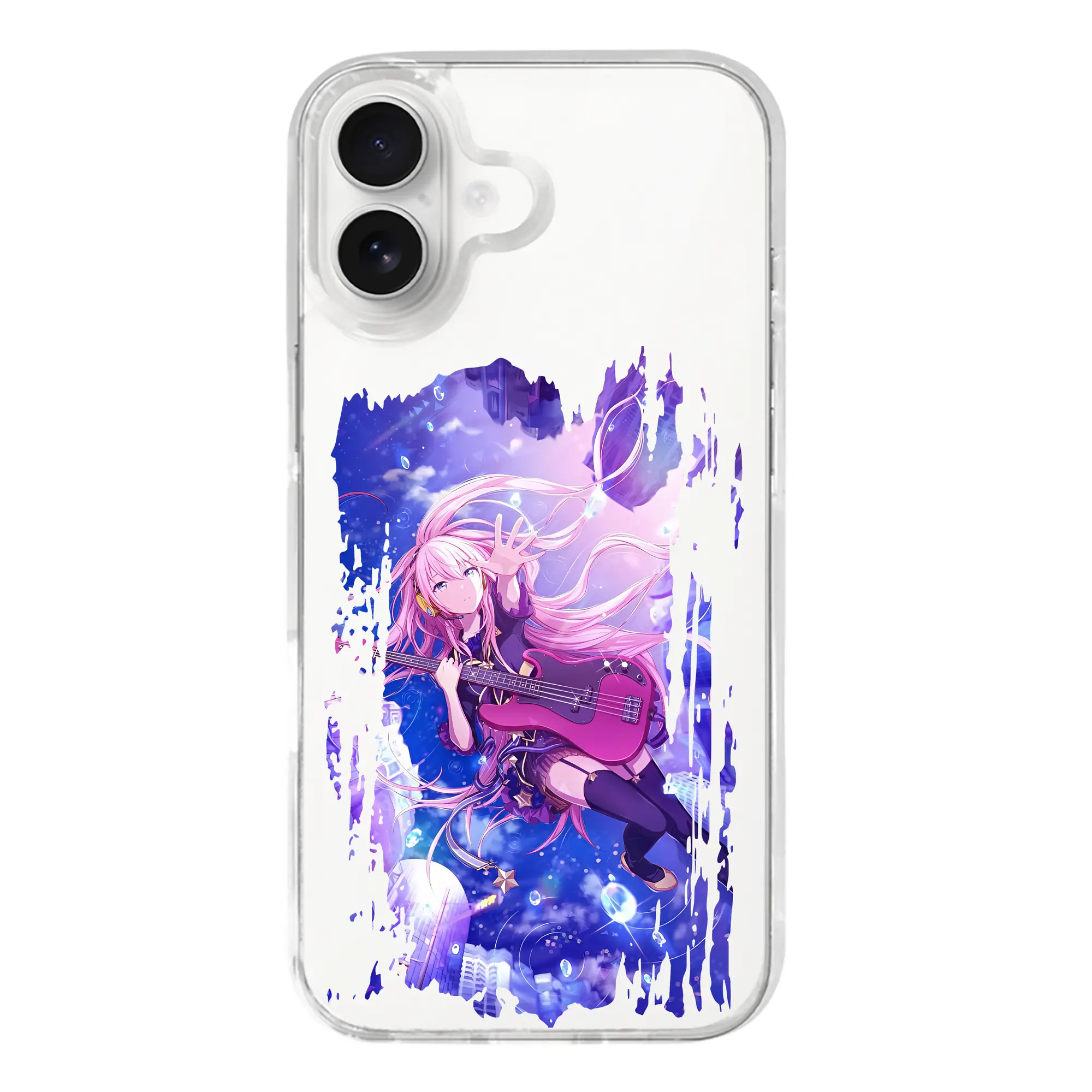 ぼっちざろっく！ グッズ,後藤ひとり - iPhone 17シリーズ 透明スマホケース – 薄型・耐衝撃・精密フィット保護カバー